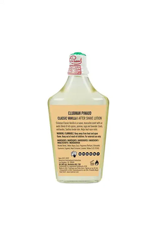 Clubman Classic Vanilla After Shave Lotion 177ml