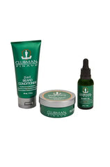 Clubman Beard 3 Piece Pack Set (Beard Wash & Conditioner, Beard Oil, Beard Balm)